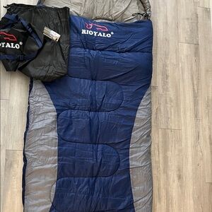 0 Degree Winter Sleeping Bags for Adults Camping (450GSM) - Temp Range (5F–32F)